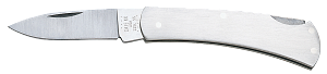 Brushed Stainless Steel Executive Lockback 00041