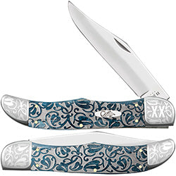 Image XX Ivy Mediterranean Blue Bone Smooth Folding Hunter SS 10757
