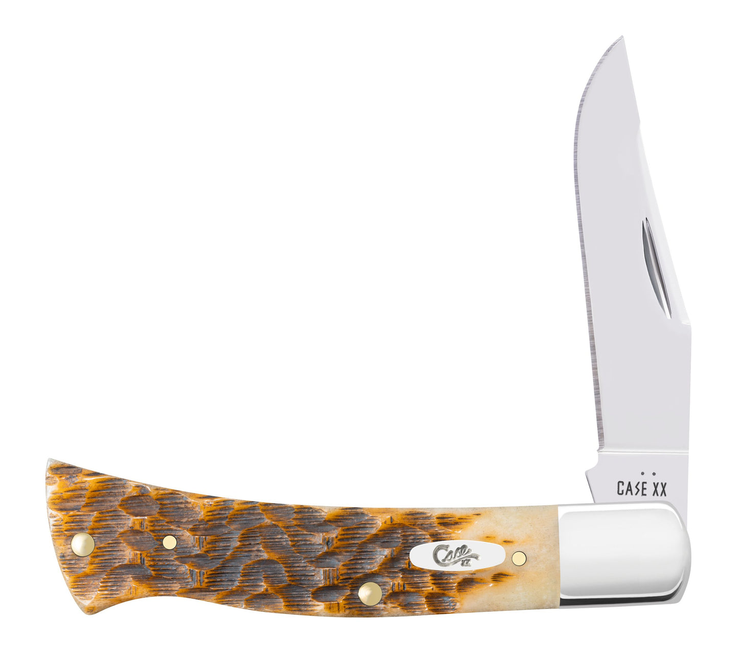 10799 AMBER BONE AXE HANDLE
