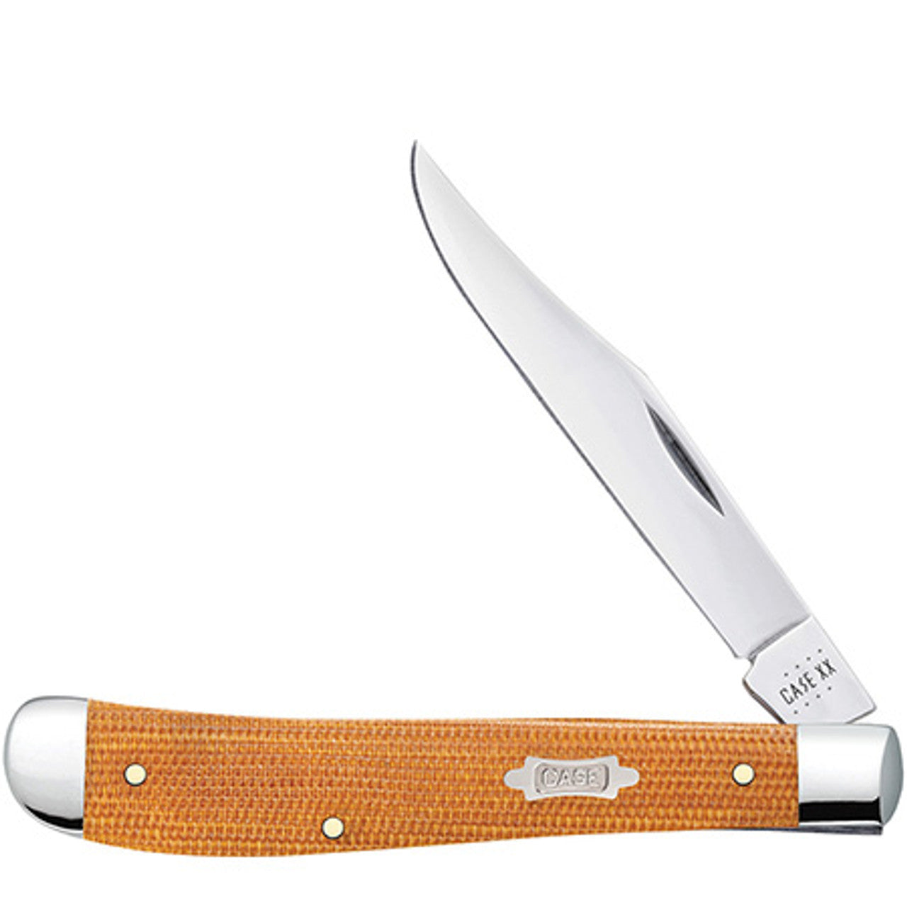Natural Canvas Micarta- Slimline Trapper 23691