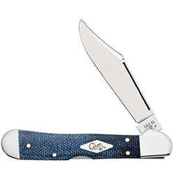 Blue Denim Canvas Laminate Smooth mini CopperLock SS 60512