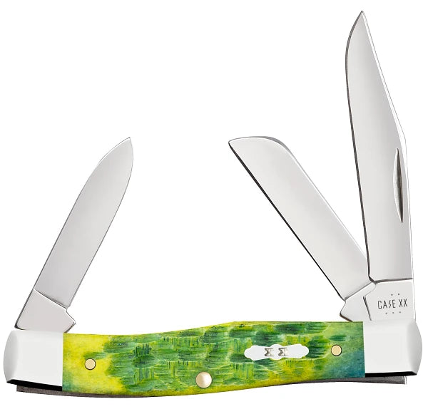 Green Apple Bone Peach Seed Jig Medium Stockman 27862