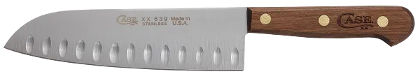 Wood Handle 7" Santoku 07322