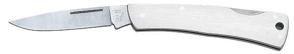 Brushed Stainless Steel Executive Lockback 00004