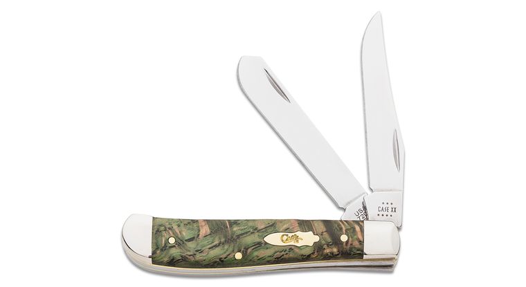 Kelly Green Curly Oak- Smooth Mini Trapper 64071