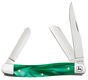 John Deere Smooth Green Pearl Kirinite Medium Stockman 15776