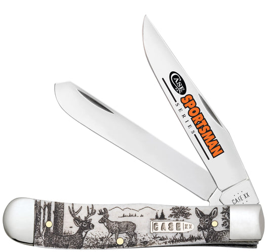 81220 SPORTSMAN SERIES DEER NATURAL BONE TRAPPER