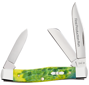Green Apple Bone Peach Seed Jig Medium Stockman 87862
