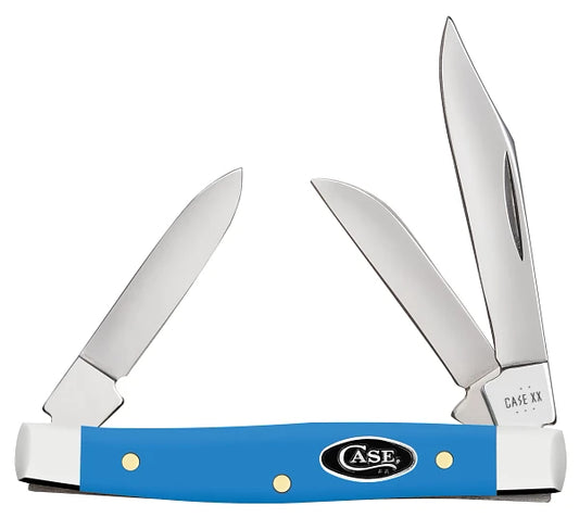 Light Blue Synthetic Smooth Small Stockman 68904
