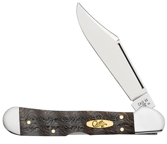 Black Curly Oak Wood Mini Copperlock 14010