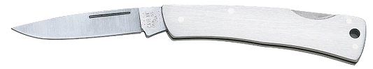 Brushed Stainless Steel Executive Lockback 00004