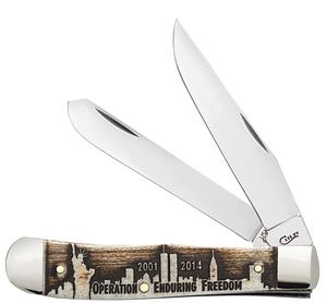 Enduring Freedom Embellished Smooth Natural Bone Trapper 22035 *