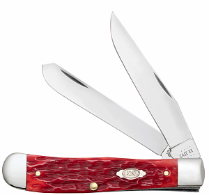 Dark Red Bone Peach Seed Jig CV Trapper 31957