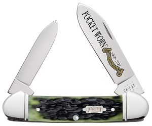 Pocket Worn 25th Anniversary Olive Green Bone Canoe 38193 *