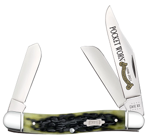Pocket Worn 25th Anniversary Olive Green Bone Stockman 38197 *
