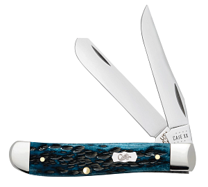 Pocket Worn Peach Seed Jig Mediterranean Blue Bone Mini Trapper 51852