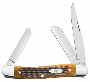 Jigged Antique Bone Medium Stockman 52834 *