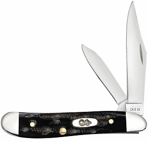 Jigged Genuine Buffalo Horn Peanut 65014 *